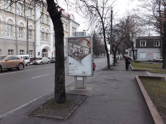 Сітілайт №141431 в місті Житомир (Житомирська область), розміщення зовнішнішньої реклами, IDMedia-оренда найнижчі ціни!