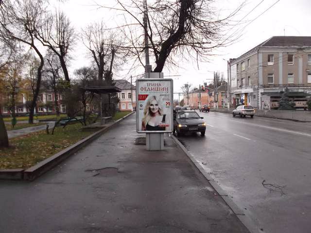 `Ситилайт №141432 в городе Житомир (Житомирская область), размещение наружной рекламы, IDMedia-аренда по самым низким ценам!`