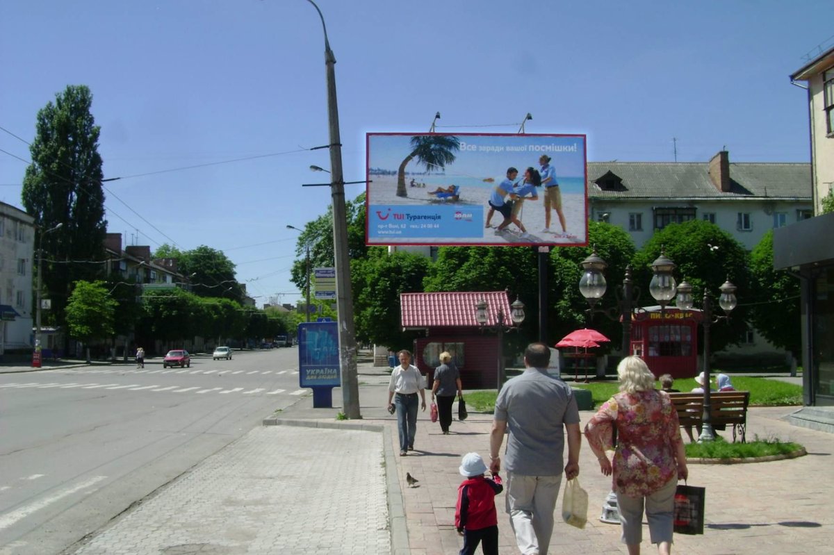 `Билборд №141794 в городе Луцк (Волынская область), размещение наружной рекламы, IDMedia-аренда по самым низким ценам!`