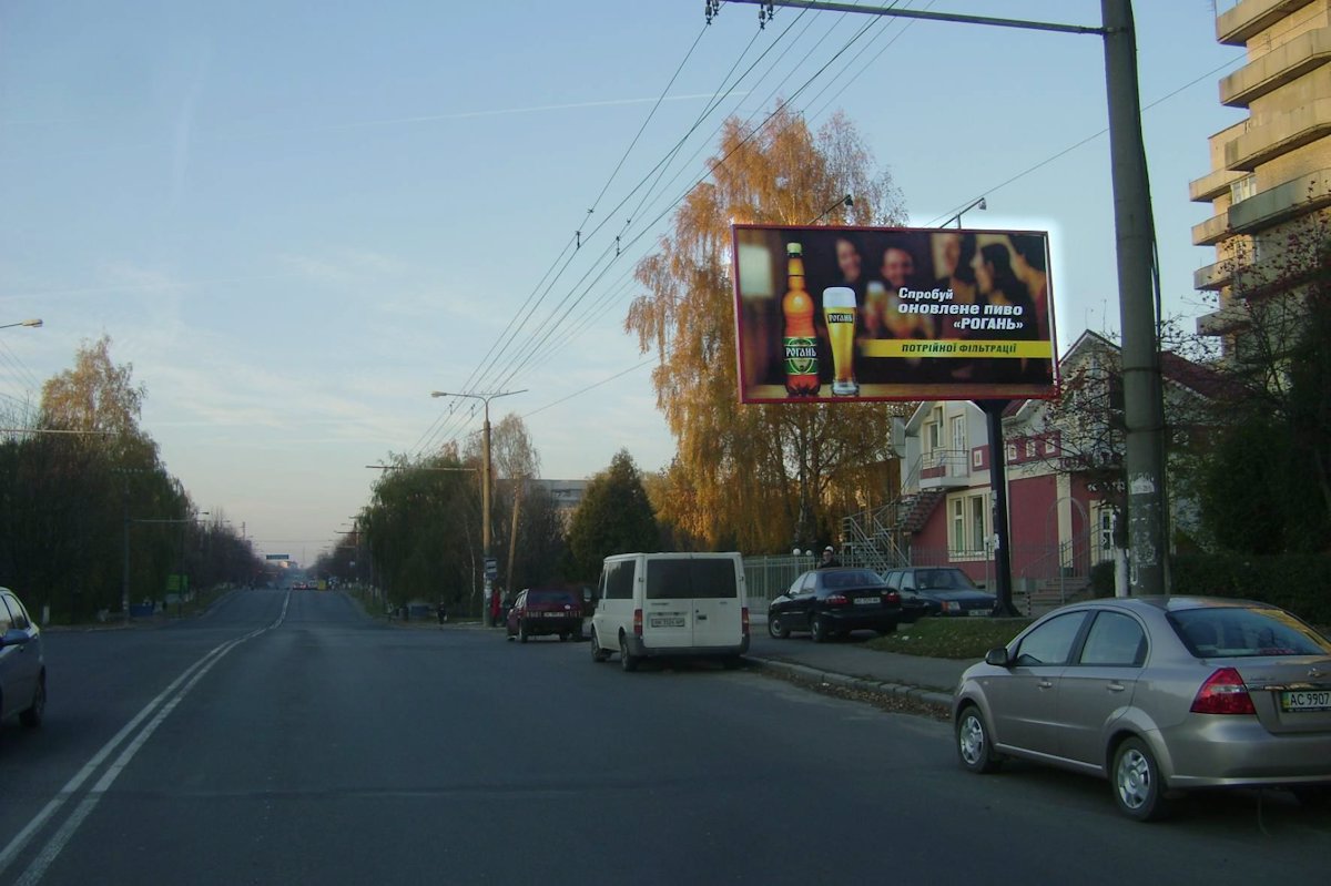 `Билборд №141805 в городе Луцк (Волынская область), размещение наружной рекламы, IDMedia-аренда по самым низким ценам!`
