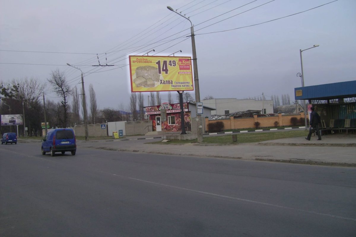 `Билборд №141808 в городе Луцк (Волынская область), размещение наружной рекламы, IDMedia-аренда по самым низким ценам!`