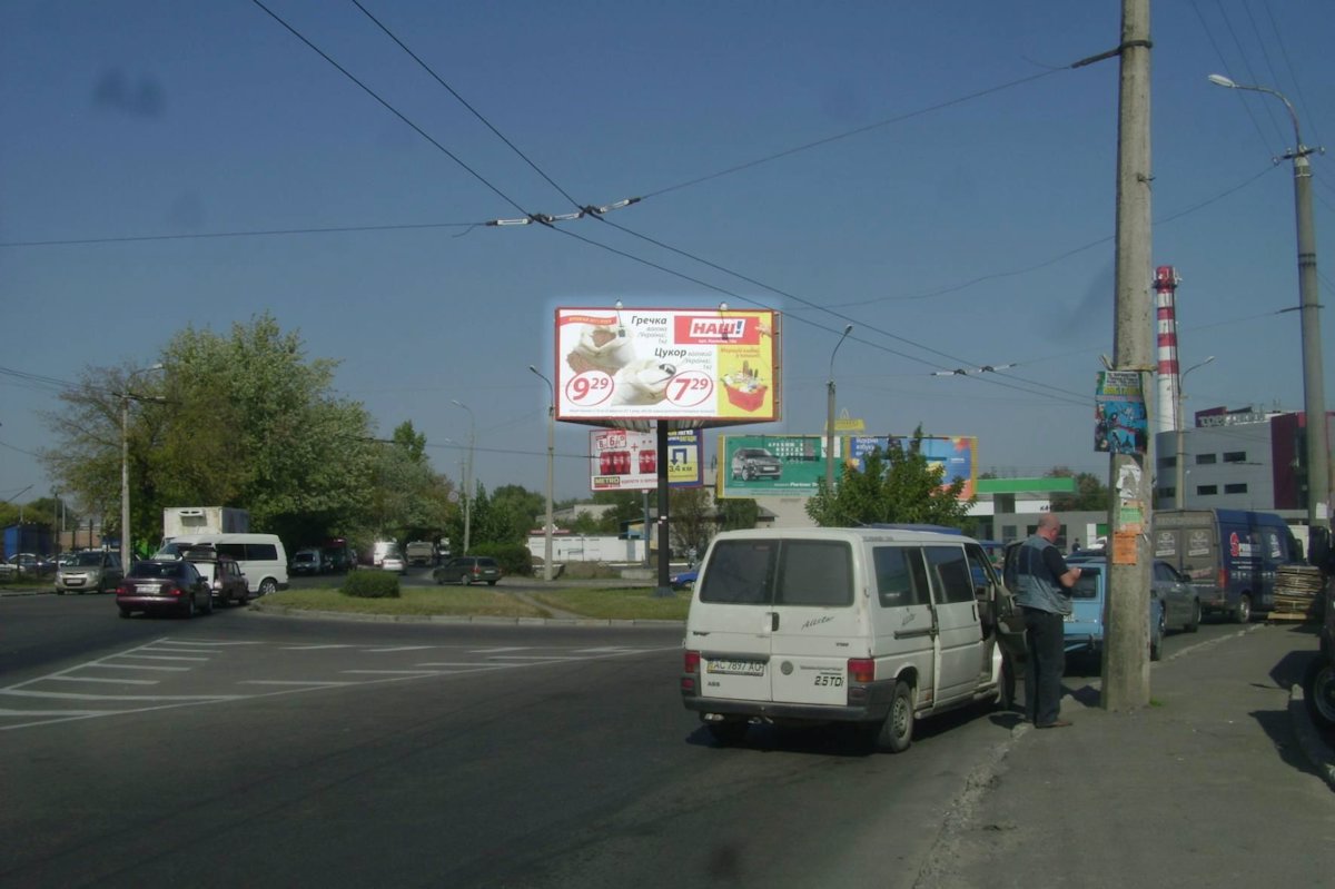 `Билборд №141815 в городе Луцк (Волынская область), размещение наружной рекламы, IDMedia-аренда по самым низким ценам!`