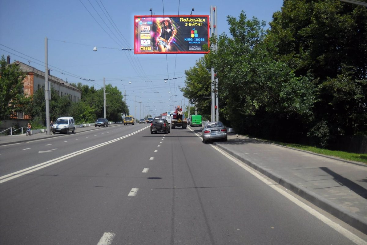 `Билборд №144321 в городе Львов (Львовская область), размещение наружной рекламы, IDMedia-аренда по самым низким ценам!`