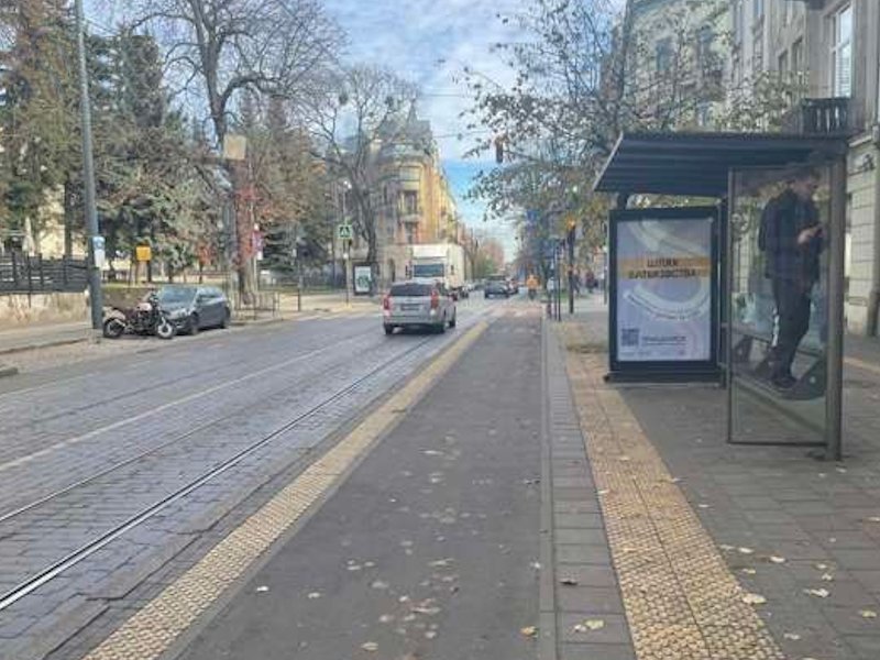 Сітілайт №144619 в місті Львів (Львівська область), розміщення зовнішнішньої реклами, IDMedia-оренда найнижчі ціни!