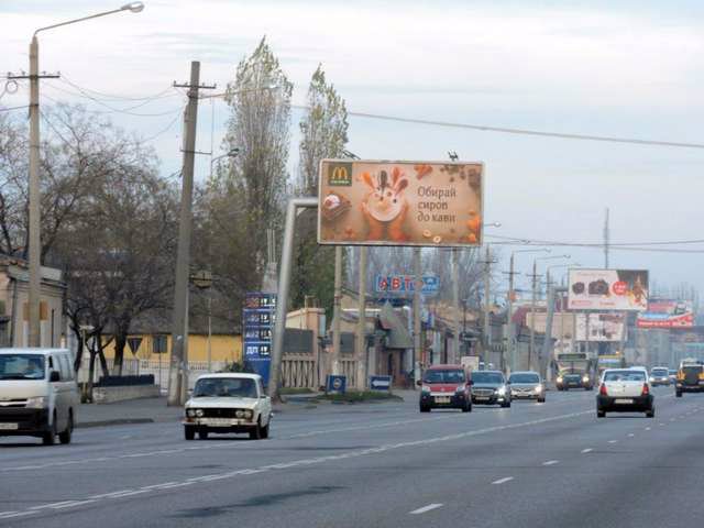 `Билборд №145865 в городе Одесса (Одесская область), размещение наружной рекламы, IDMedia-аренда по самым низким ценам!`