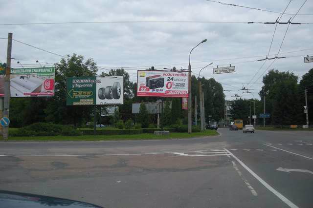 Білборд №146142 в місті Тернопіль (Тернопільська область), розміщення зовнішнішньої реклами, IDMedia-оренда найнижчі ціни!