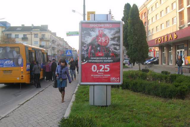 Сітілайт №146145 в місті Тернопіль (Тернопільська область), розміщення зовнішнішньої реклами, IDMedia-оренда найнижчі ціни!