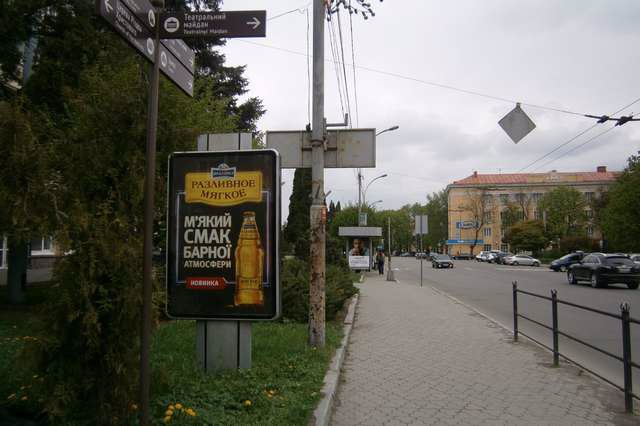 Сітілайт №146153 в місті Тернопіль (Тернопільська область), розміщення зовнішнішньої реклами, IDMedia-оренда найнижчі ціни!