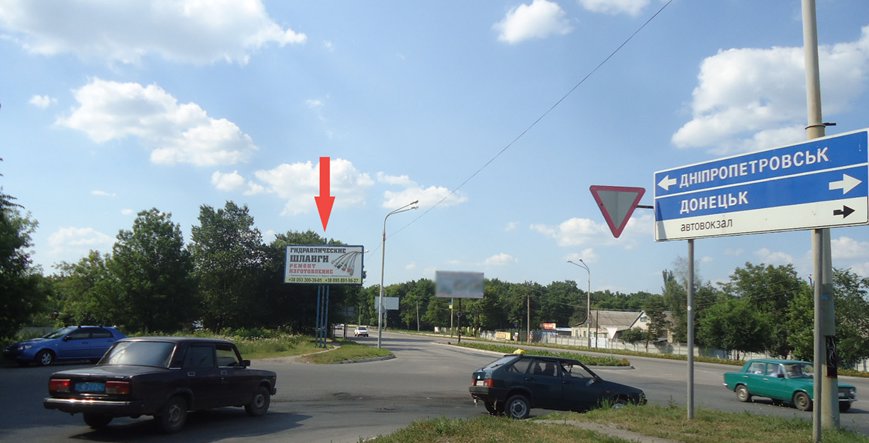 Билборд формат 3Х6 №148731 в городе Павлоград (Днепропетровская область) `Билборд №148731 в городе Павлоград (Днепропетровская область), размещение наружной рекламы, IDMedia-аренда по самым низким ценам!`