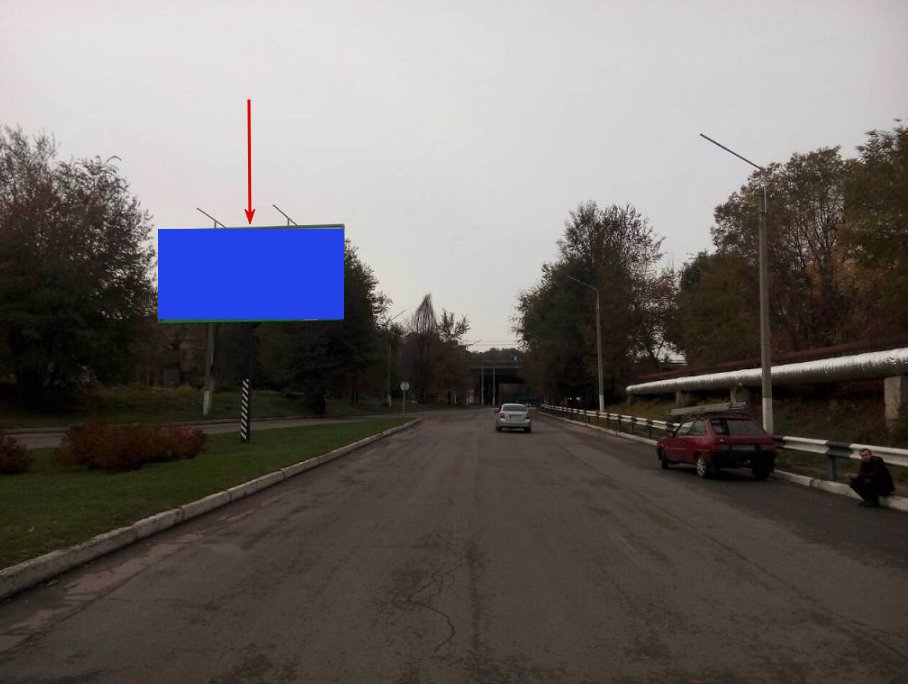 Білборд №148854 в місті Кам'янське(Днепродзержинськ) (Дніпропетровська область), розміщення зовнішнішньої реклами, IDMedia-оренда найнижчі ціни!