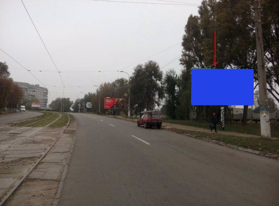 Білборд №148857 в місті Кам'янське(Днепродзержинськ) (Дніпропетровська область), розміщення зовнішнішньої реклами, IDMedia-оренда найнижчі ціни!