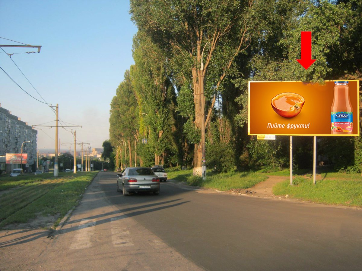 Білборд №148892 в місті Кам'янське(Днепродзержинськ) (Дніпропетровська область), розміщення зовнішнішньої реклами, IDMedia-оренда найнижчі ціни!