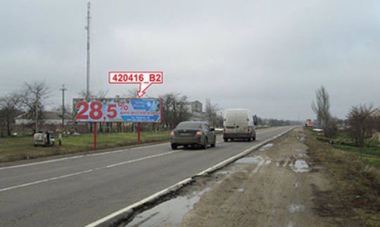 Білборд №150831 в місті Посад-Покровське (Херсонська область), розміщення зовнішнішньої реклами, IDMedia-оренда найнижчі ціни!