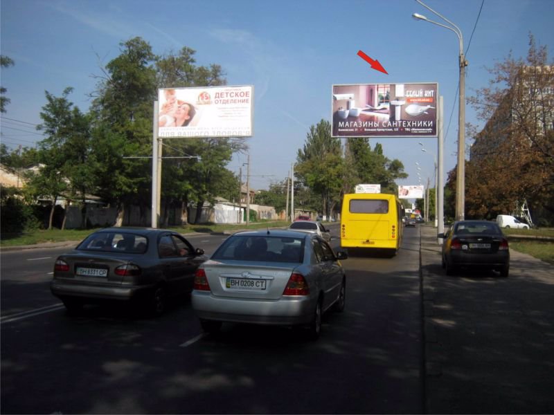 `Билборд №150917 в городе Одесса (Одесская область), размещение наружной рекламы, IDMedia-аренда по самым низким ценам!`