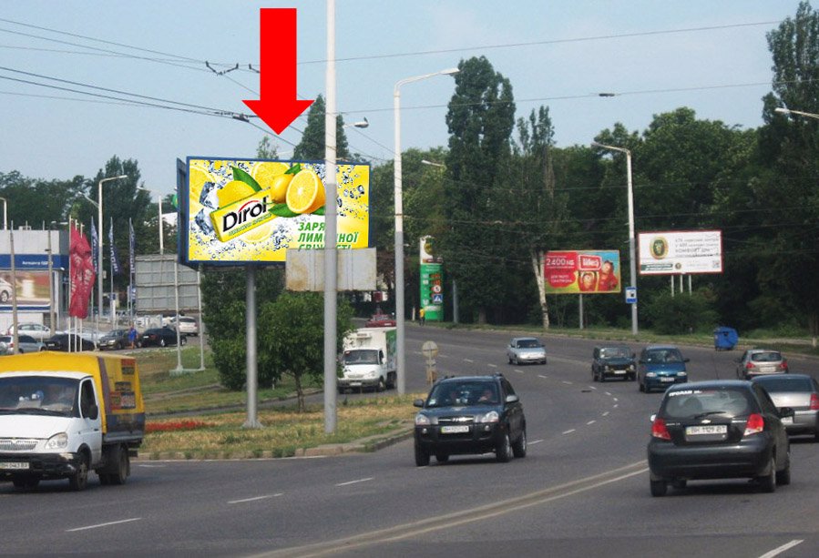 `Билборд №151507 в городе Одесса (Одесская область), размещение наружной рекламы, IDMedia-аренда по самым низким ценам!`