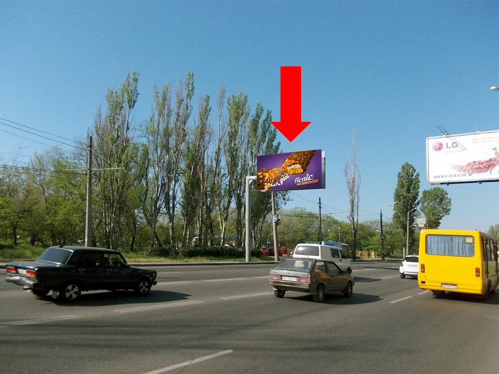 `Билборд №151526 в городе Одесса (Одесская область), размещение наружной рекламы, IDMedia-аренда по самым низким ценам!`