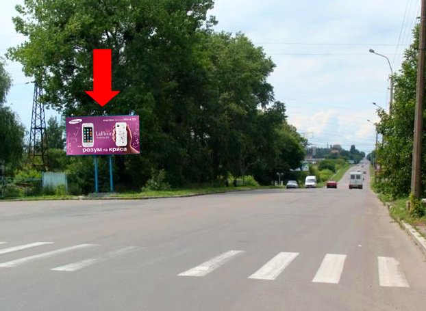 `Билборд №153848 в городе Ровно (Ровенская область), размещение наружной рекламы, IDMedia-аренда по самым низким ценам!`