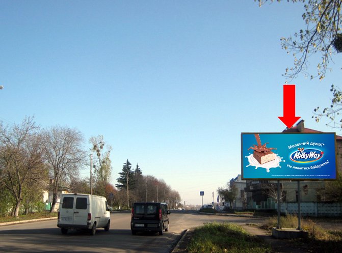 `Билборд №153849 в городе Ровно (Ровенская область), размещение наружной рекламы, IDMedia-аренда по самым низким ценам!`