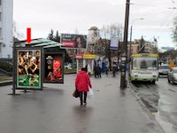 `Ситилайт №153929 в городе Ровно (Ровенская область), размещение наружной рекламы, IDMedia-аренда по самым низким ценам!`