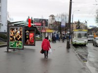 `Ситилайт №153930 в городе Ровно (Ровенская область), размещение наружной рекламы, IDMedia-аренда по самым низким ценам!`