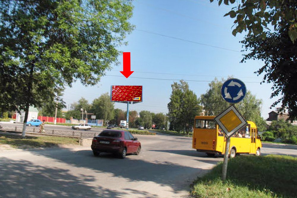 `Билборд №154127 в городе Ромны (Сумская область), размещение наружной рекламы, IDMedia-аренда по самым низким ценам!`