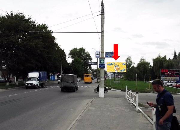 `Билборд №154195 в городе Сумы (Сумская область), размещение наружной рекламы, IDMedia-аренда по самым низким ценам!`