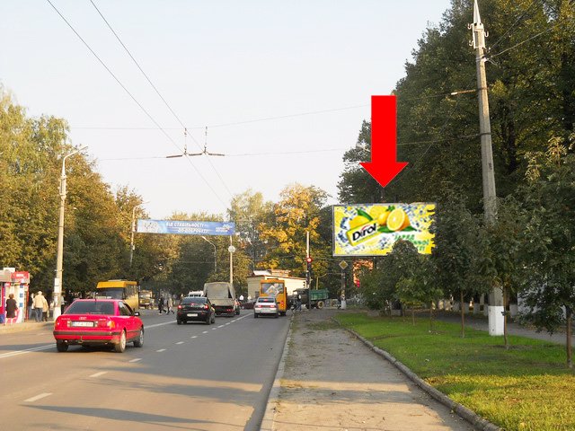 `Билборд №154205 в городе Сумы (Сумская область), размещение наружной рекламы, IDMedia-аренда по самым низким ценам!`