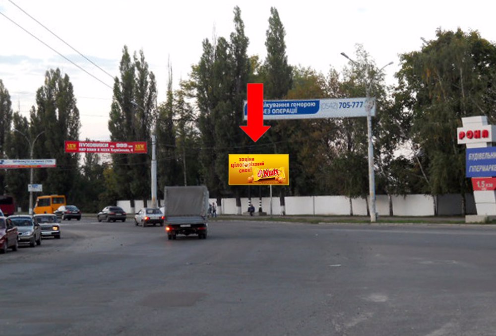 Білборд №154216 в місті Суми (Сумська область), розміщення зовнішнішньої реклами, IDMedia-оренда найнижчі ціни!