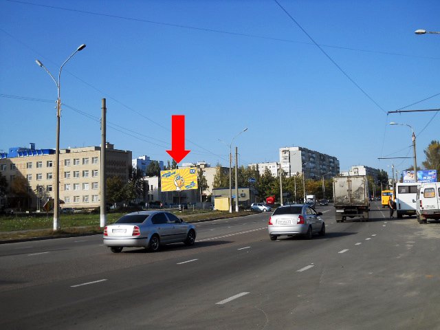 `Билборд №154223 в городе Сумы (Сумская область), размещение наружной рекламы, IDMedia-аренда по самым низким ценам!`