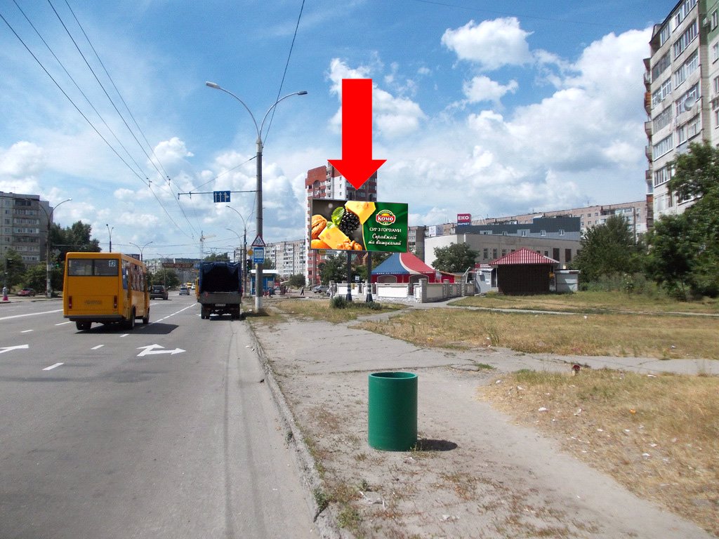 `Билборд №154232 в городе Сумы (Сумская область), размещение наружной рекламы, IDMedia-аренда по самым низким ценам!`