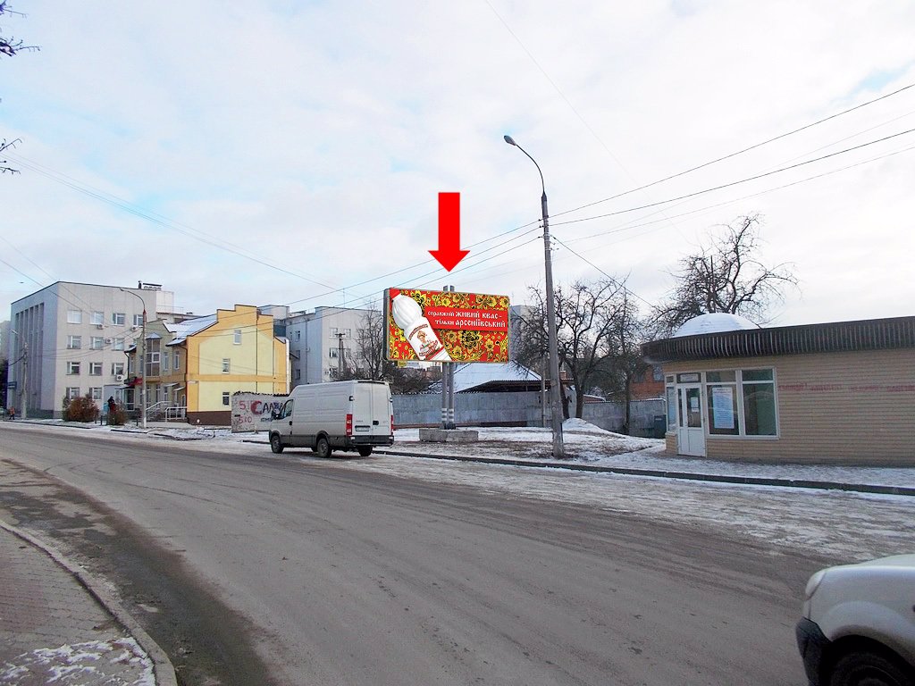 `Билборд №154234 в городе Сумы (Сумская область), размещение наружной рекламы, IDMedia-аренда по самым низким ценам!`