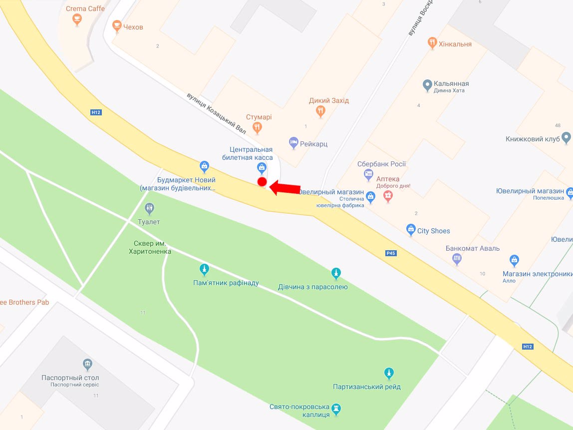 IDMedia Наружная реклама в городе Сумы (Сумская область), Скролл в городе Сумы №154258 схема