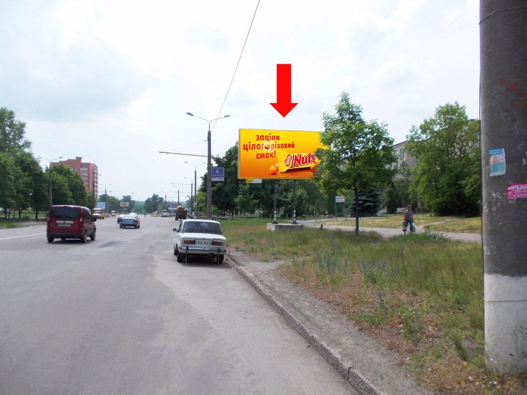 `Билборд №154298 в городе Сумы (Сумская область), размещение наружной рекламы, IDMedia-аренда по самым низким ценам!`
