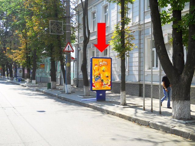 Сітілайт №154348 в місті Суми (Сумська область), розміщення зовнішнішньої реклами, IDMedia-оренда найнижчі ціни!