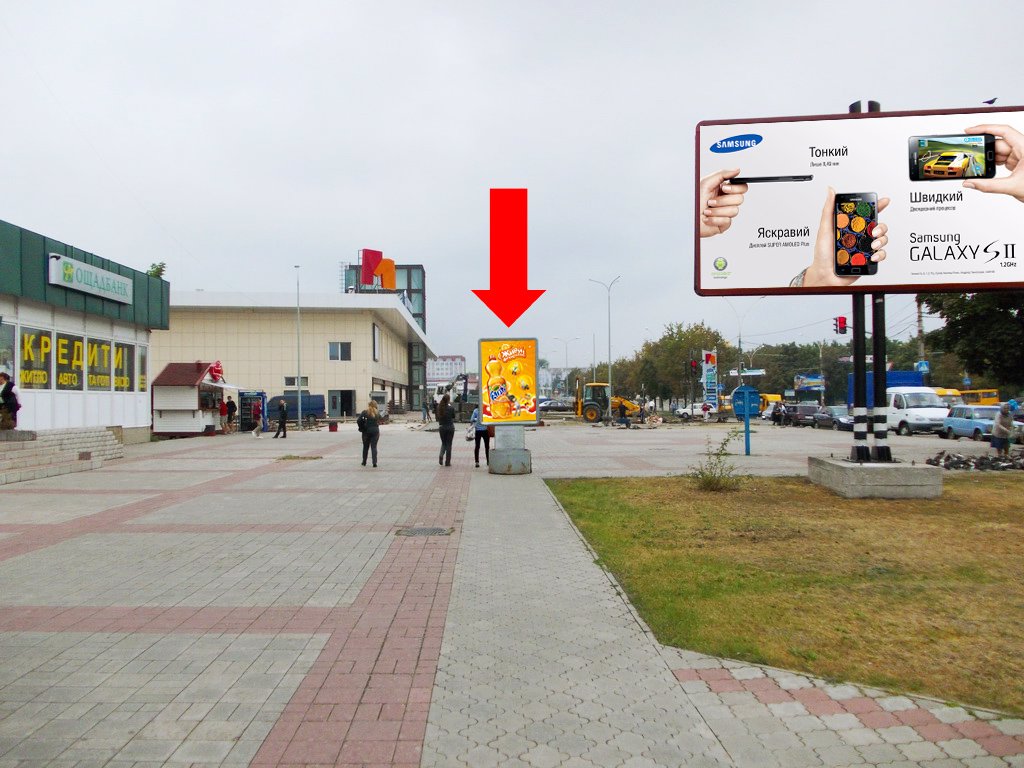 Сітілайт №154366 в місті Суми (Сумська область), розміщення зовнішнішньої реклами, IDMedia-оренда найнижчі ціни!