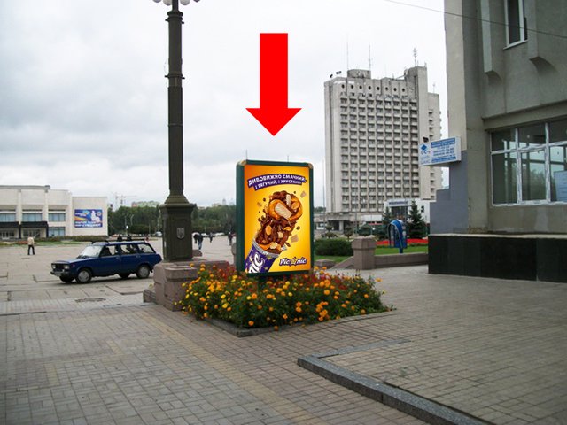 Сітілайт №154367 в місті Суми (Сумська область), розміщення зовнішнішньої реклами, IDMedia-оренда найнижчі ціни!
