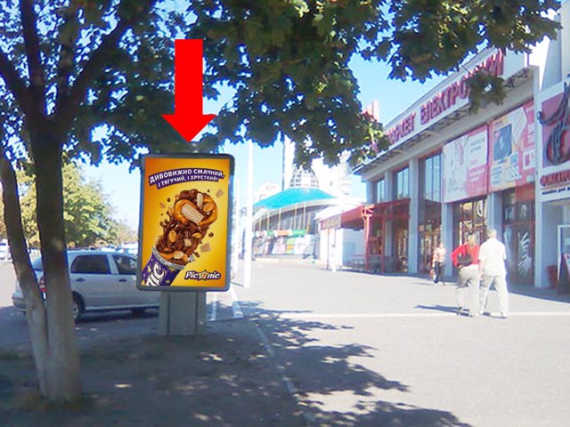 `Ситилайт №154384 в городе Сумы (Сумская область), размещение наружной рекламы, IDMedia-аренда по самым низким ценам!`