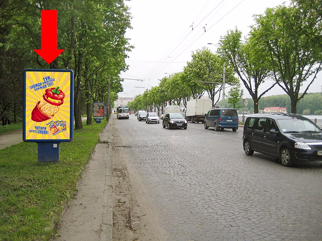 Сітілайт №154477 в місті Тернопіль (Тернопільська область), розміщення зовнішнішньої реклами, IDMedia-оренда найнижчі ціни!