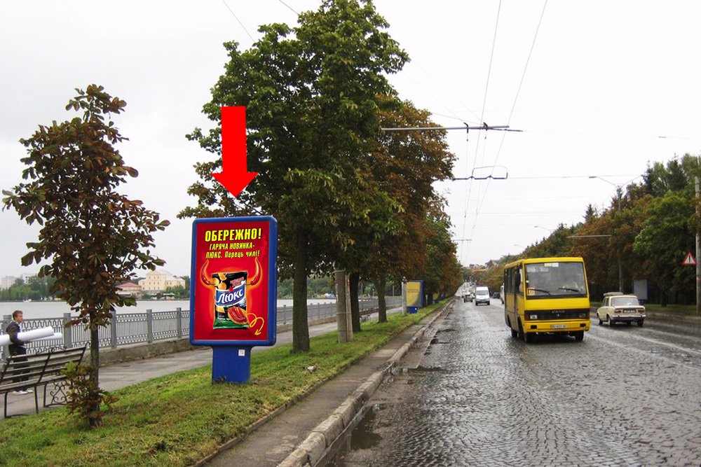 Сітілайт №154479 в місті Тернопіль (Тернопільська область), розміщення зовнішнішньої реклами, IDMedia-оренда найнижчі ціни!