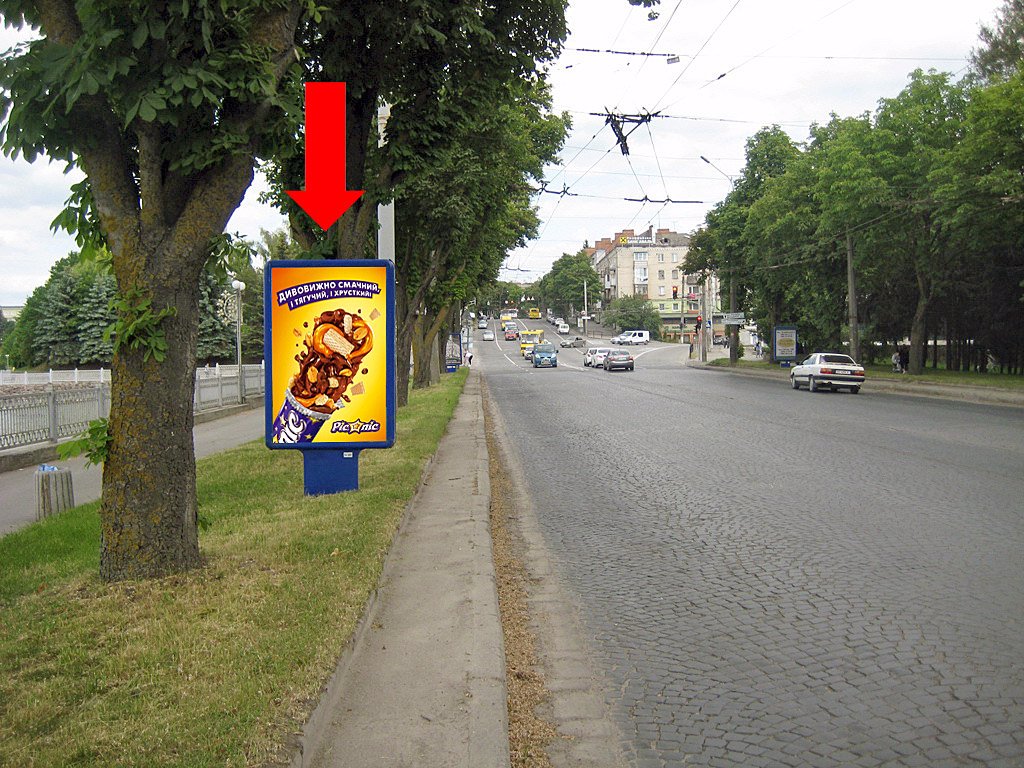 Сітілайт №154483 в місті Тернопіль (Тернопільська область), розміщення зовнішнішньої реклами, IDMedia-оренда найнижчі ціни!