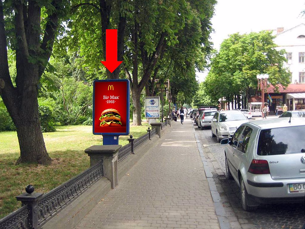 Сітілайт №154485 в місті Тернопіль (Тернопільська область), розміщення зовнішнішньої реклами, IDMedia-оренда найнижчі ціни!