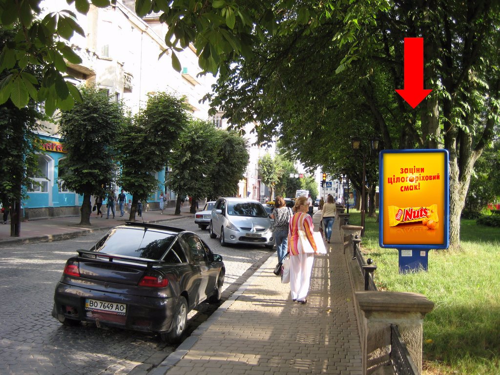 Сітілайт №154486 в місті Тернопіль (Тернопільська область), розміщення зовнішнішньої реклами, IDMedia-оренда найнижчі ціни!