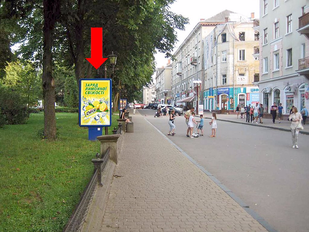 Сітілайт №154493 в місті Тернопіль (Тернопільська область), розміщення зовнішнішньої реклами, IDMedia-оренда найнижчі ціни!
