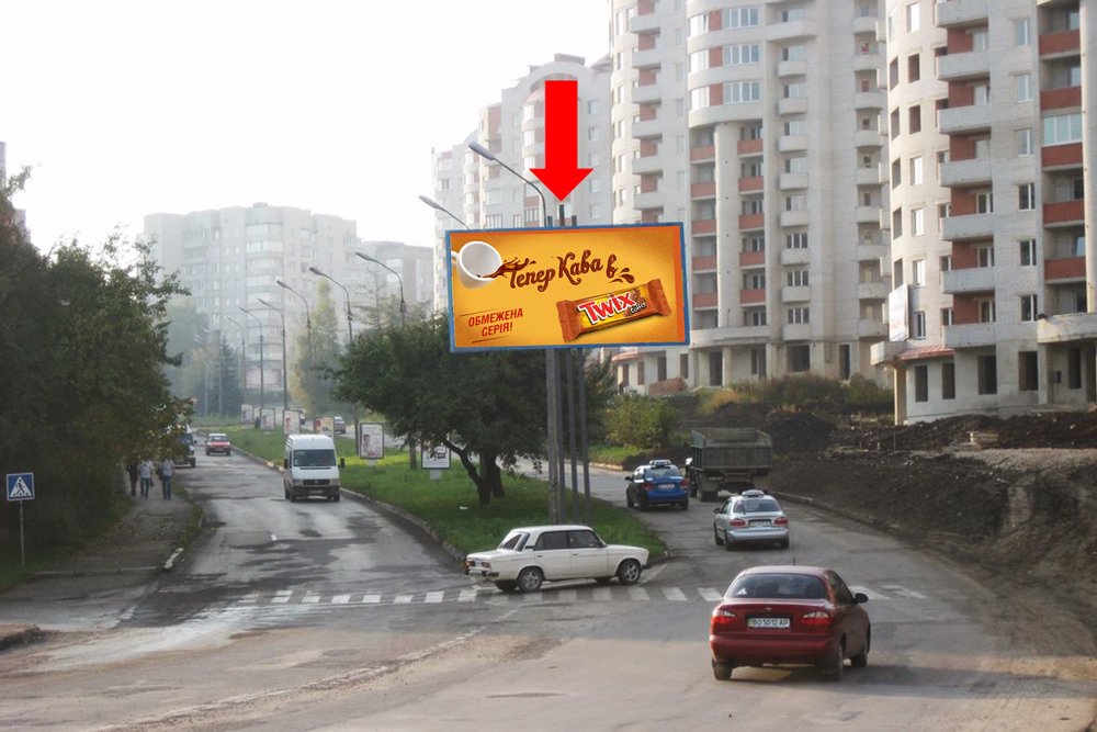 `Билборд №154516 в городе Тернополь (Тернопольская область), размещение наружной рекламы, IDMedia-аренда по самым низким ценам!`