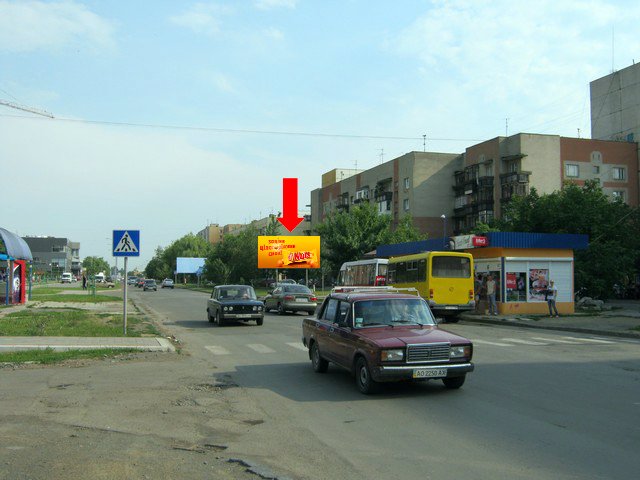 Білборд №156309 в місті Ужгород (Закарпатська область), розміщення зовнішнішньої реклами, IDMedia-оренда найнижчі ціни!