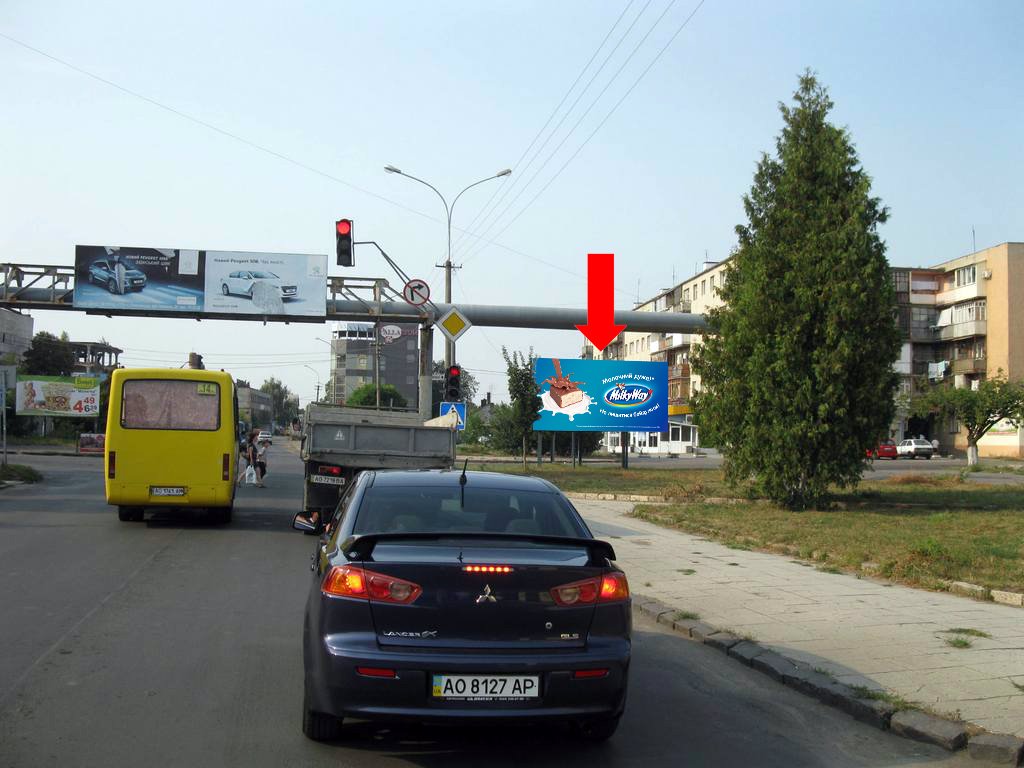 Білборд №156315 в місті Ужгород (Закарпатська область), розміщення зовнішнішньої реклами, IDMedia-оренда найнижчі ціни!