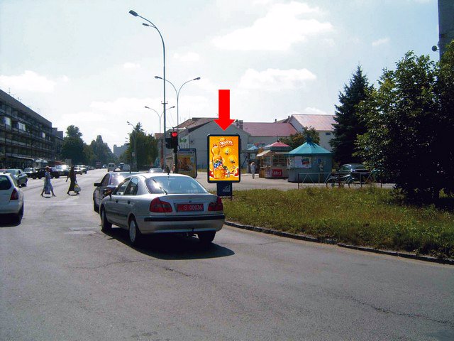 Сітілайт №156376 в місті Ужгород (Закарпатська область), розміщення зовнішнішньої реклами, IDMedia-оренда найнижчі ціни!