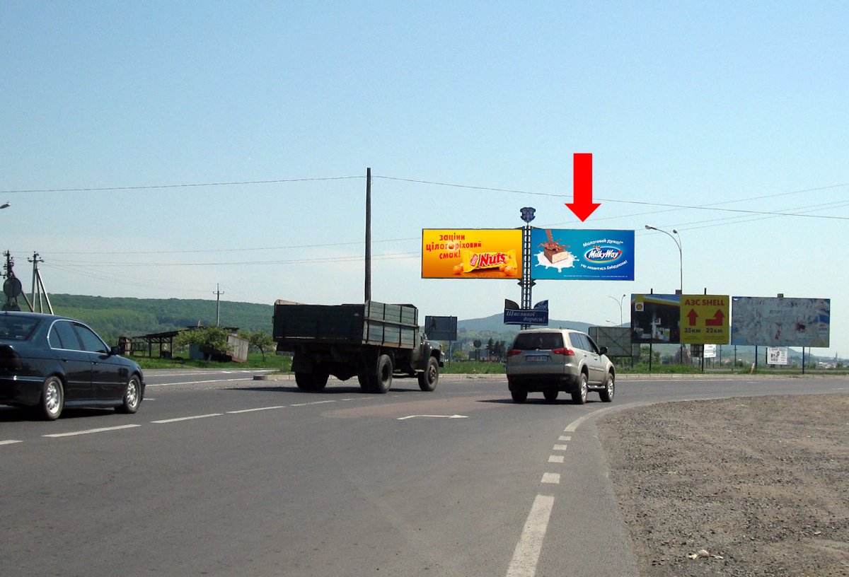 `Билборд №156449 в городе Ужгород (Закарпатская область), размещение наружной рекламы, IDMedia-аренда по самым низким ценам!`