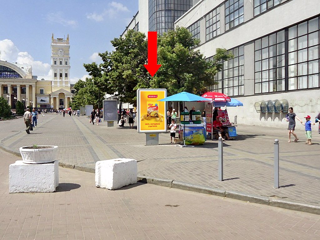Сітілайт №157212 в місті Харків (Харківська область), розміщення зовнішнішньої реклами, IDMedia-оренда найнижчі ціни!