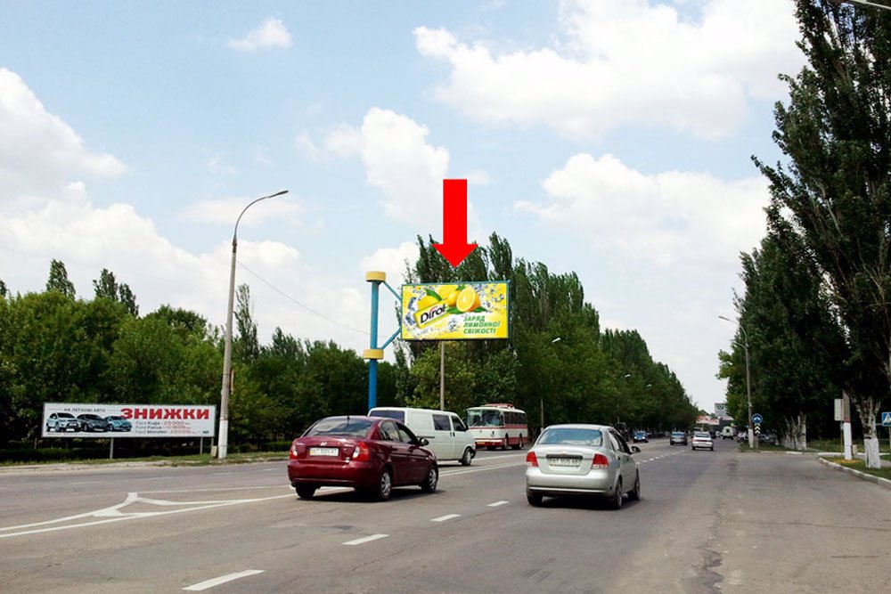 `Билборд №158640 в городе Херсон (Херсонская область), размещение наружной рекламы, IDMedia-аренда по самым низким ценам!`